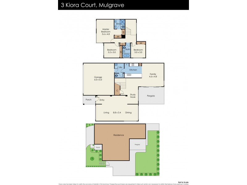 3 Kiora Court, Mulgrave VIC 3170 Floorplan