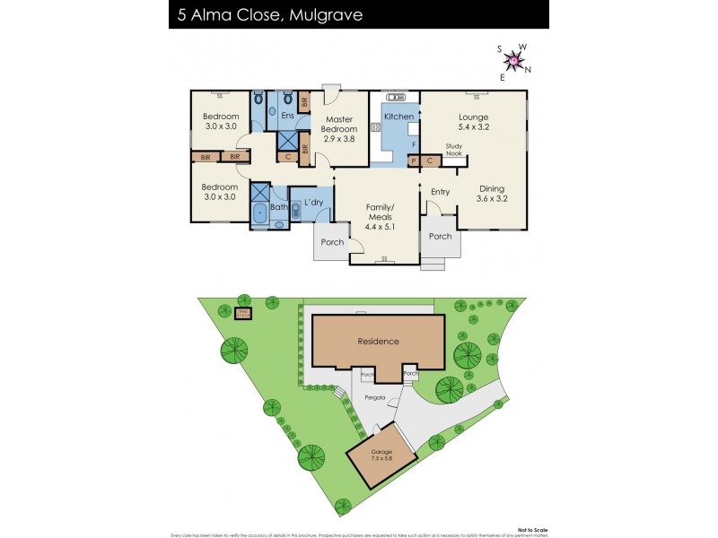 5 Alma Close, Mulgrave VIC 3170 Floorplan