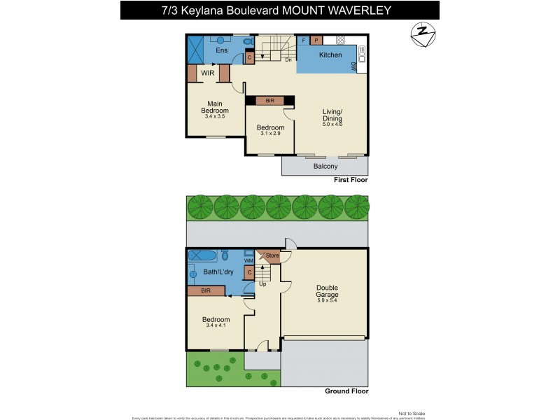 7/3 Keylana Boulevard, Mount Waverley VIC 3149 Floorplan