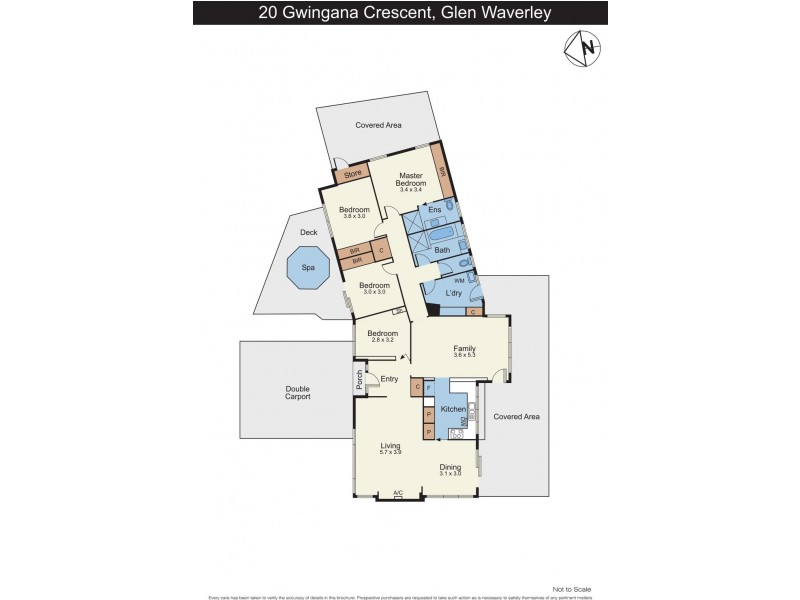 20 Gwingana Crescent, Glen Waverley VIC 3150 Floorplan