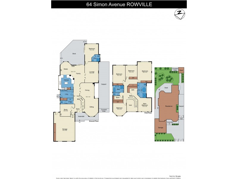 64 Simon Avenue, Rowville VIC 3178 Floorplan