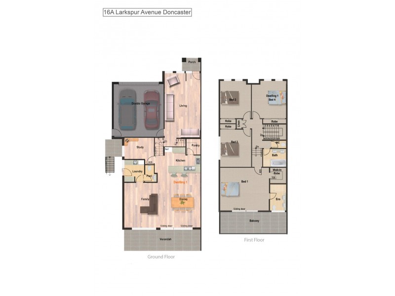 16A Larkspur Avenue, Doncaster VIC 3108 Floorplan