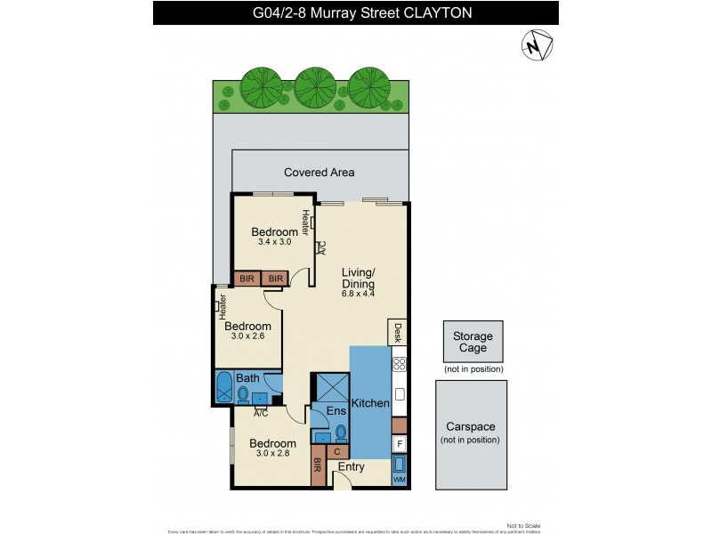 G04/2-8 Murray Street, Clayton VIC 3168 Floorplan