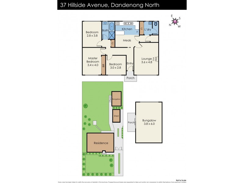 37 Hillside Avenue, Dandenong North VIC 3175 Floorplan