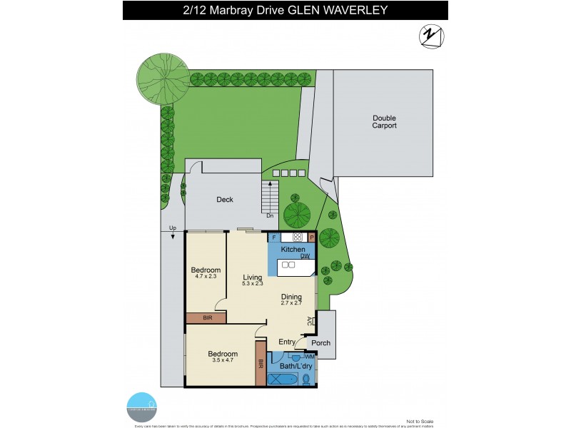 2/12 Marbray Drive, Glen Waverley VIC 3150 Floorplan