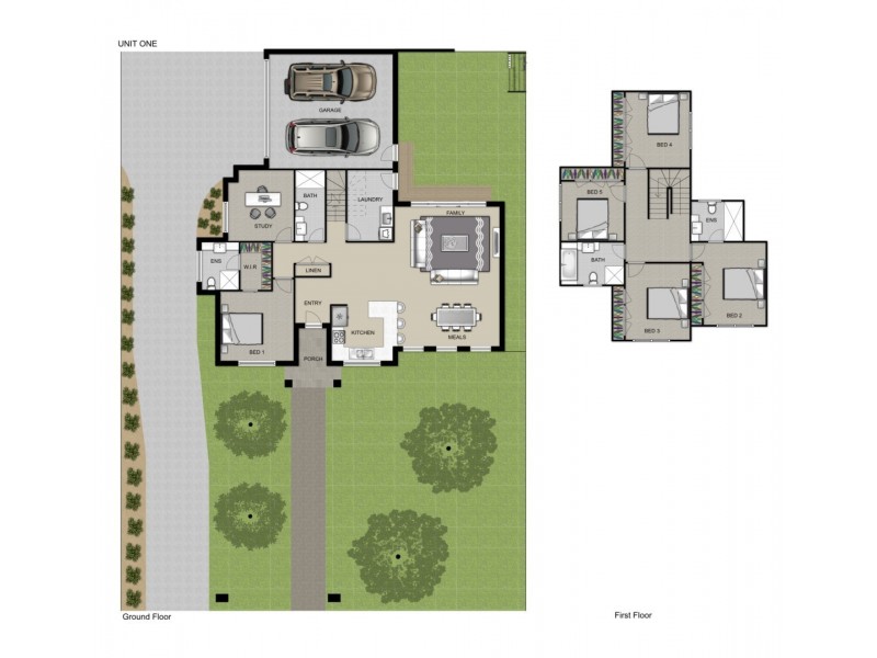 1/5 Kingsley Grove, Mount Waverley VIC 3149 Floorplan