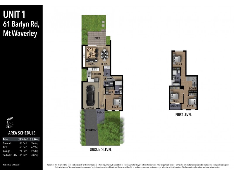 1, 2 and 3/61 Barlyn Road, Mount Waverley VIC 3149