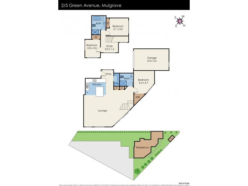 2/5 Green Avenue, Mulgrave VIC 3170 Floorplan