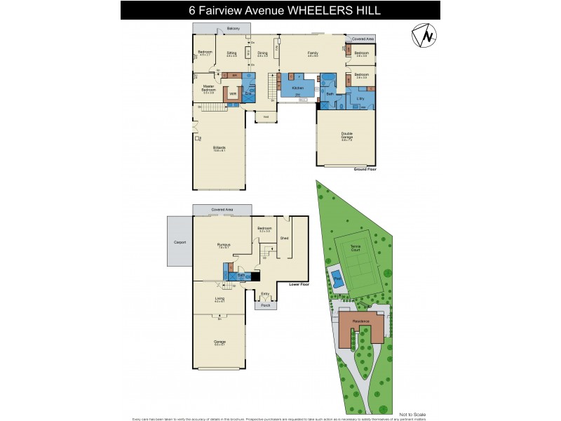 6 Fairview Avenue, Wheelers Hill VIC 3150 Floorplan