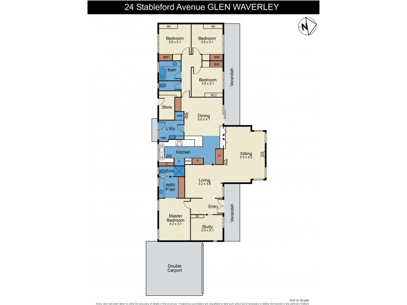 24 Stableford Avenue, Glen Waverley VIC 3150 Floorplan