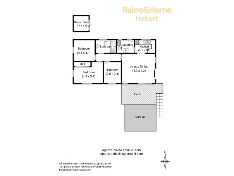 637 Huon Road, South Hobart TAS 7004 Floorplan