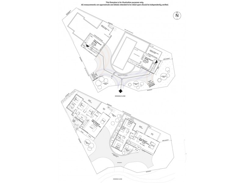 Units 1 and 2, 5 Denning Close, New Town TAS 7008 Floorplan