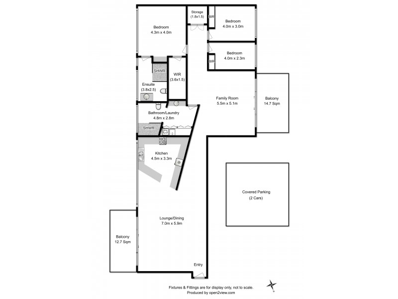 9/33 Tower Road, New Town TAS 7008 Floorplan