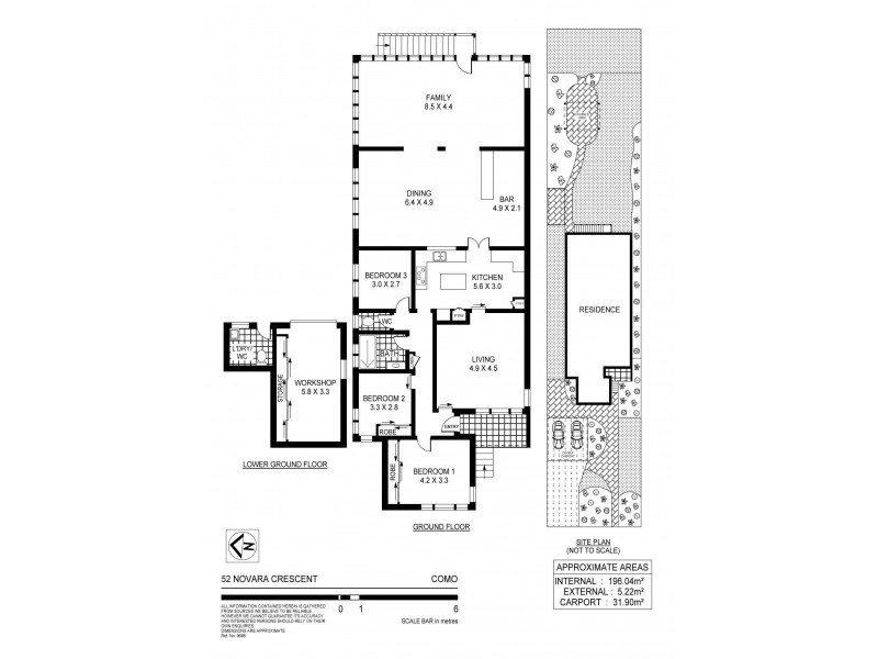 52 Novara Crescent, Como NSW 2226 Floorplan
