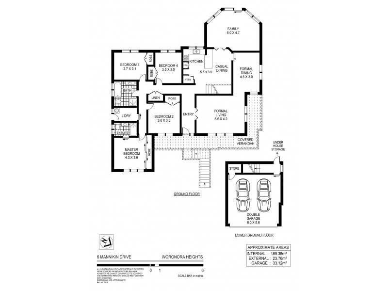 6 Mannikin Drive, Woronora Heights NSW 2233 Floorplan