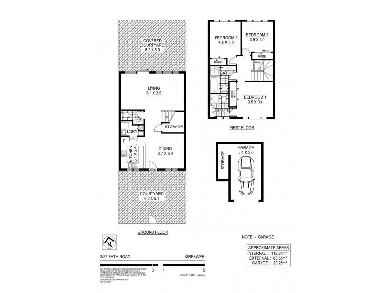 3/81 Bath Road, Kirrawee NSW 2232 Floorplan