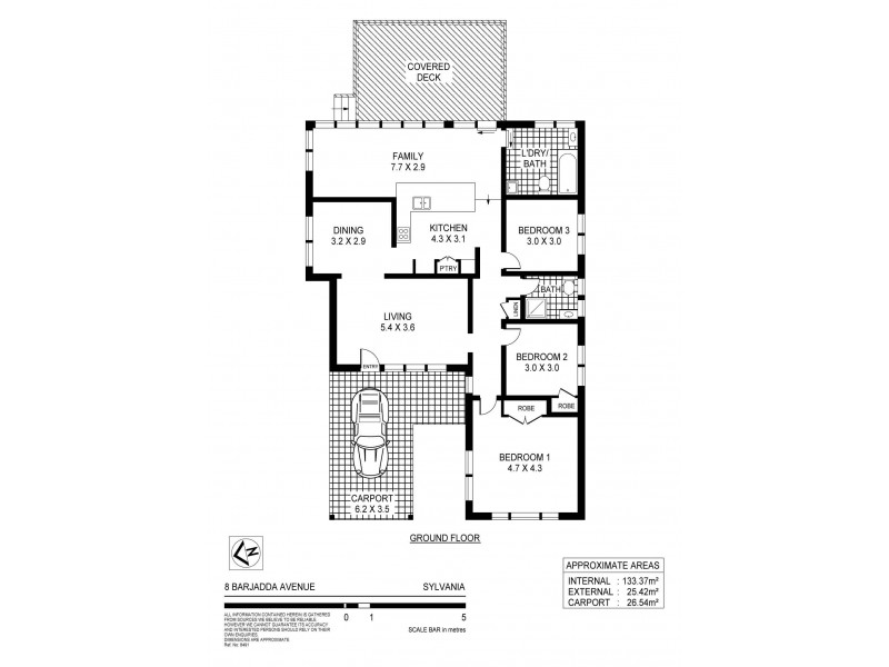 8 Barjadda Avenue, Sylvania NSW 2224 Floorplan