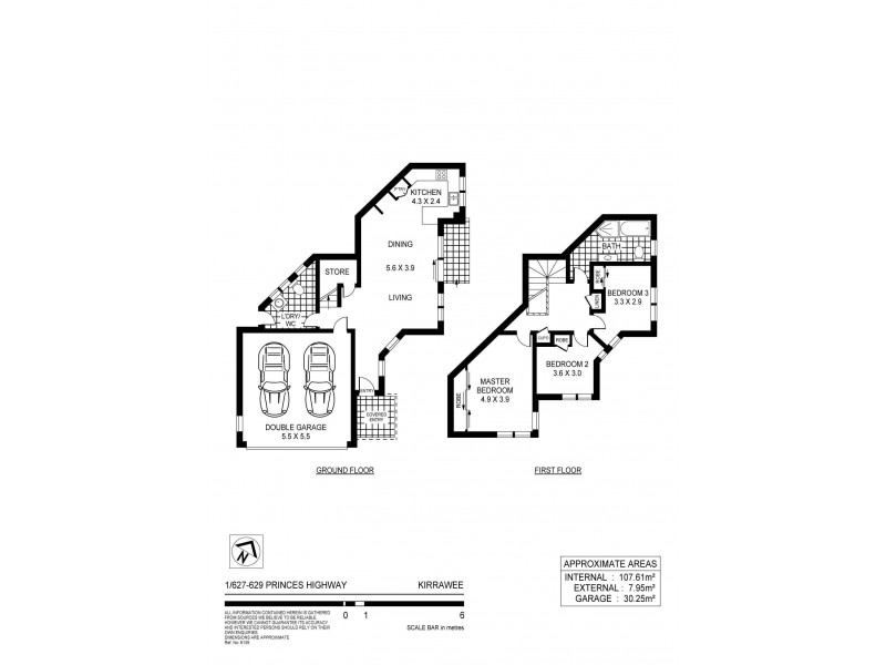 1/627 Princes Highway, Kirrawee NSW 2232 Floorplan