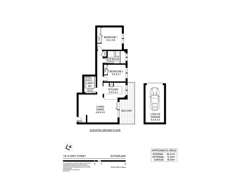 Unit 1/6-10 Gray Street, Sutherland NSW 2232 Floorplan