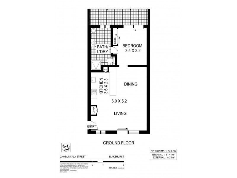 1/40 Bunyala Street, Blakehurst NSW 2221 Floorplan