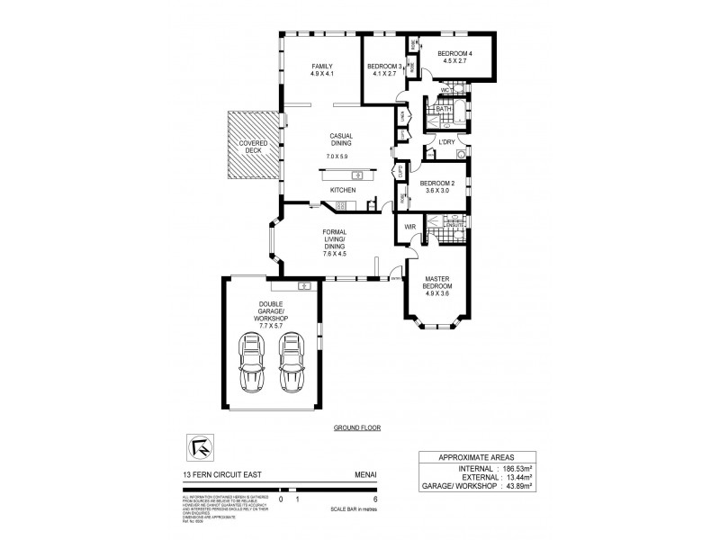 13 Fern Circuit East, Menai NSW 2234 Floorplan