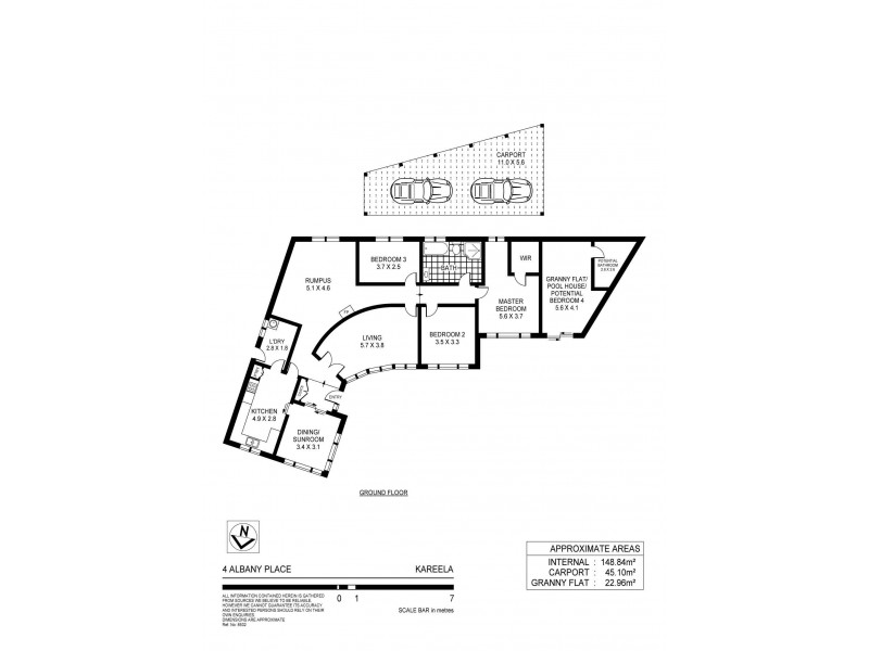 4 Albany Place, Kareela NSW 2232 Floorplan
