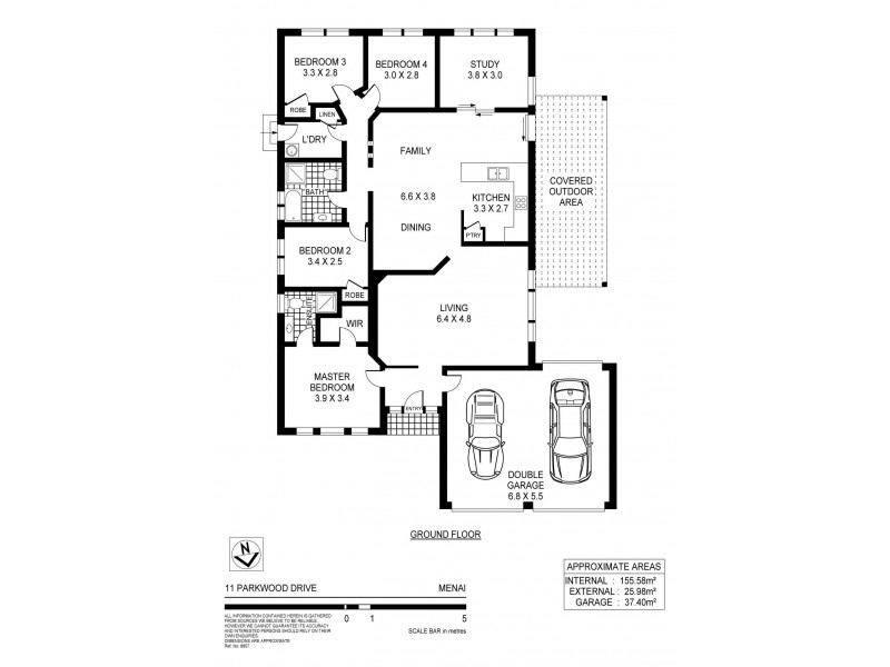 11 Parkwood Drive, Menai NSW 2234 Floorplan