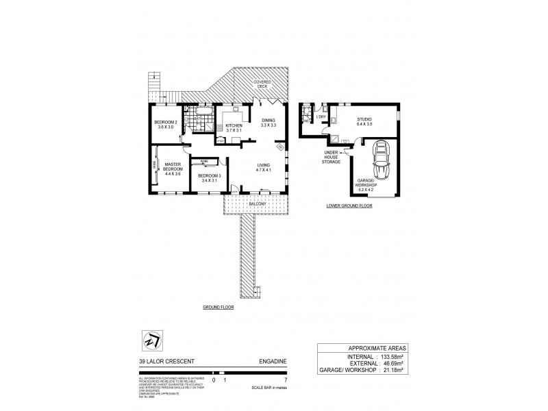 39 Lalor Crescent, Engadine NSW 2233 Floorplan