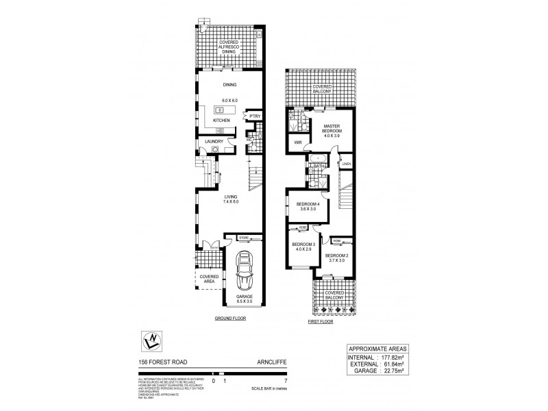 156 Forest Road, Arncliffe NSW 2205 Floorplan