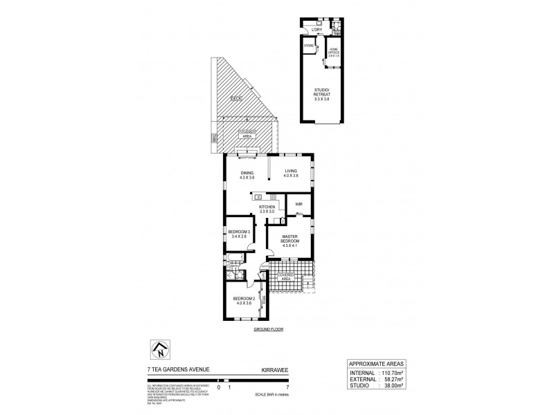 7 Tea Gardens Ave, Kirrawee NSW 2232 Floorplan