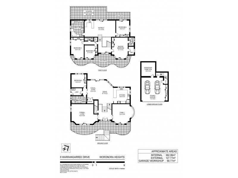 6 Warrangarree Drive, Woronora Heights NSW 2233 Floorplan