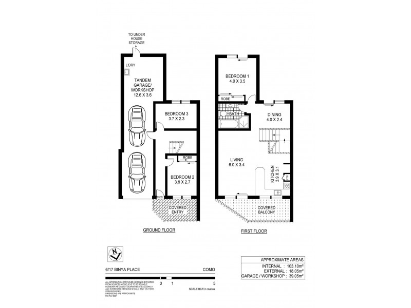 6/17 Binya Place, Como NSW 2226 Floorplan