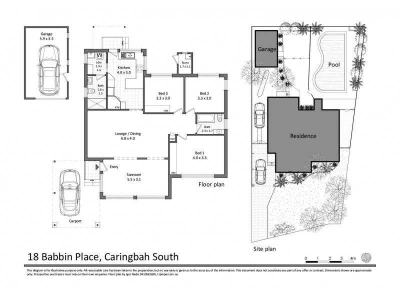 18 Babbin Place, Caringbah NSW 2229 Floorplan