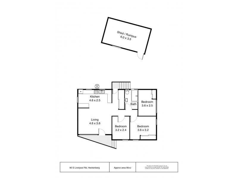 90 South Liverpool Road, Heckenberg NSW 2168 Floorplan