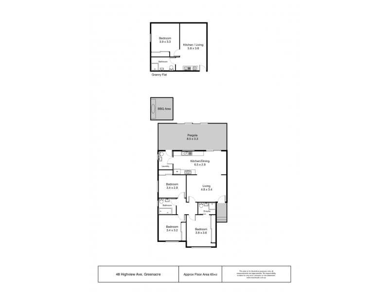 48 Highview Avenue, Greenacre NSW 2190 Floorplan