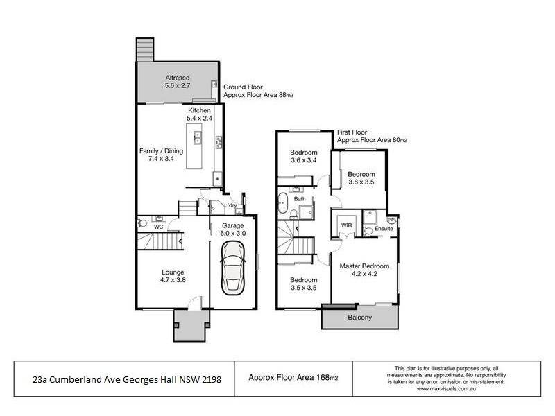 23A Cumberland Avenue, Georges Hall NSW 2198 Floorplan