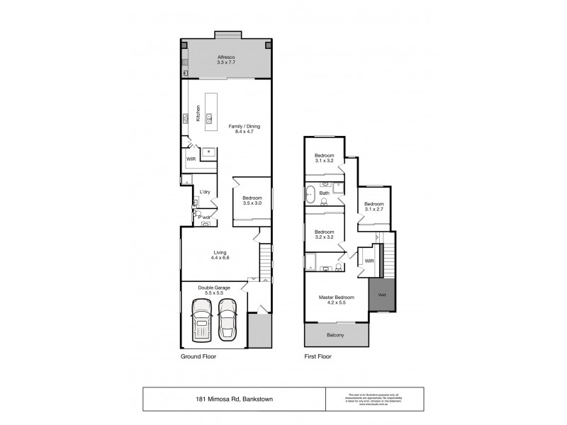 181 Mimosa Road, Greenacre NSW 2190 Floorplan