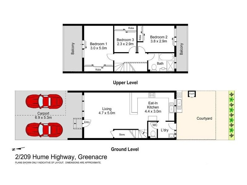 2/209 Hume Highway, Greenacre NSW 2190 Floorplan