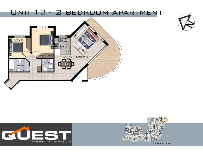 13/7-9 Cross Street, Bankstown NSW 2200 Floorplan