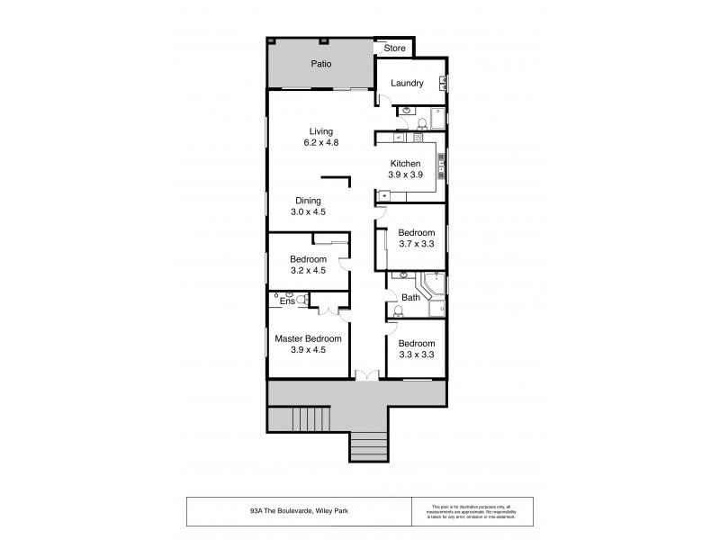 1/93 The Boulevarde, Wiley Park NSW 2195 Floorplan