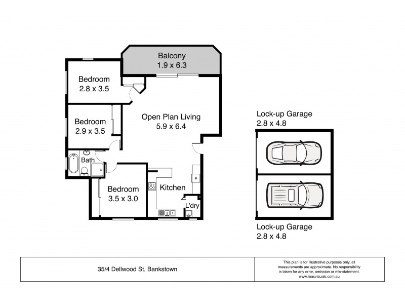 35/4-6 Dellwood Street, Bankstown NSW 2200 Floorplan