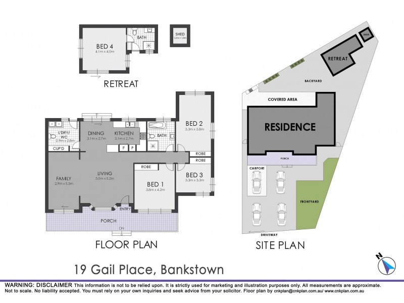 19 Gail Place, Bankstown NSW 2200 Floorplan
