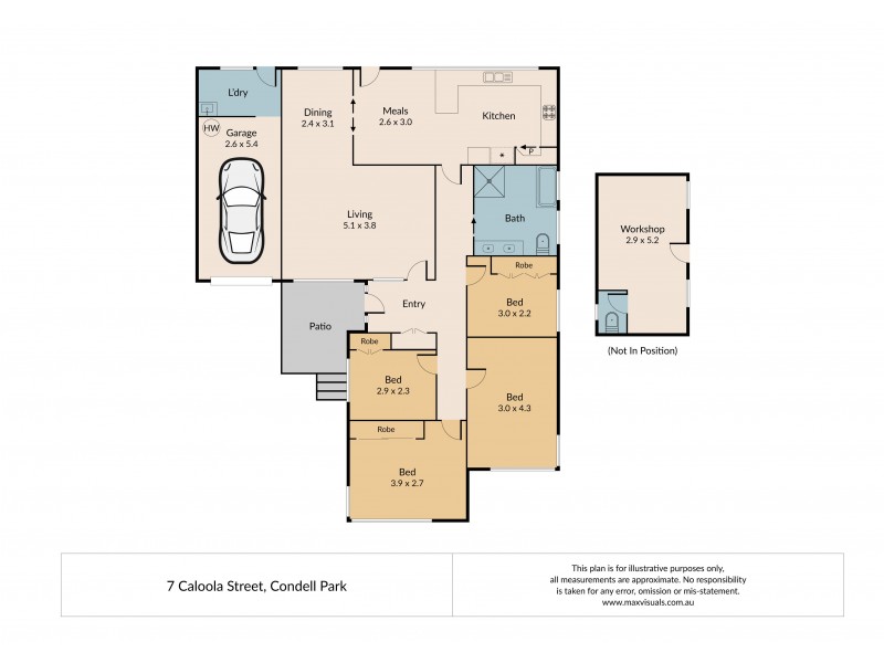 7 Caloola Street, Condell Park NSW 2200 Floorplan