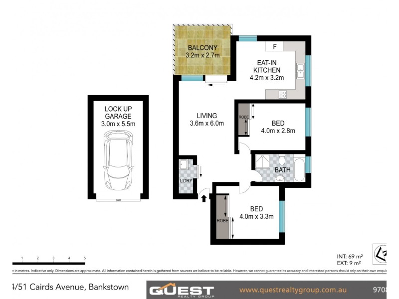 14/51 Cairds Avenue, Bankstown NSW 2200 Floorplan