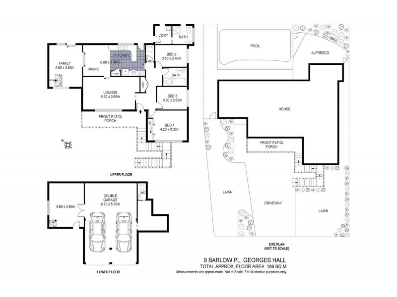9 Barlow Place, Georges Hall NSW 2198 Floorplan