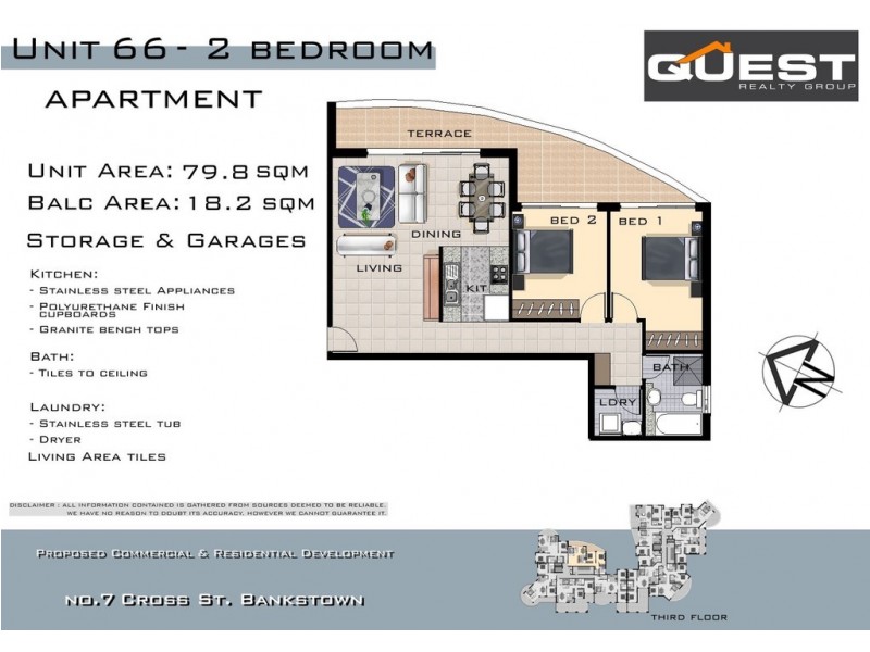 66/7-9 Cross Street, Bankstown NSW 2200 Floorplan