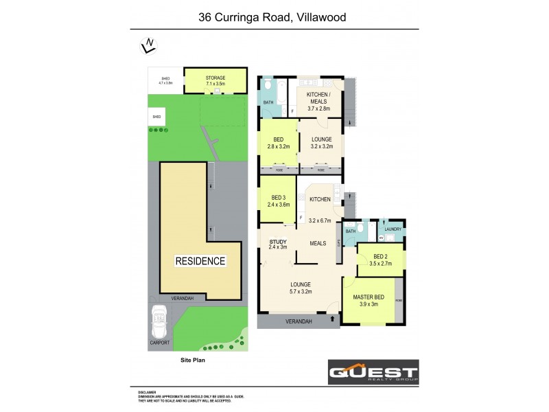 36 Curringa Road, Villawood NSW 2163 Floorplan