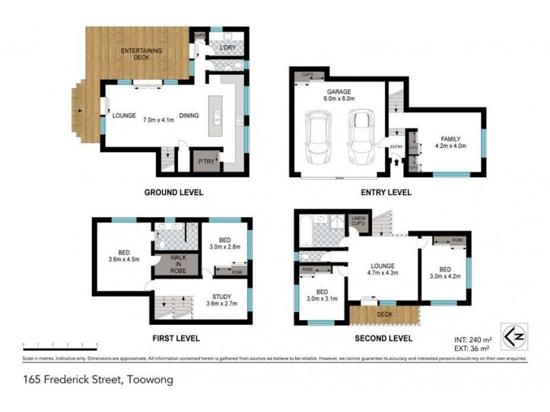 165 Frederick Street, Toowong QLD 4066 Floorplan