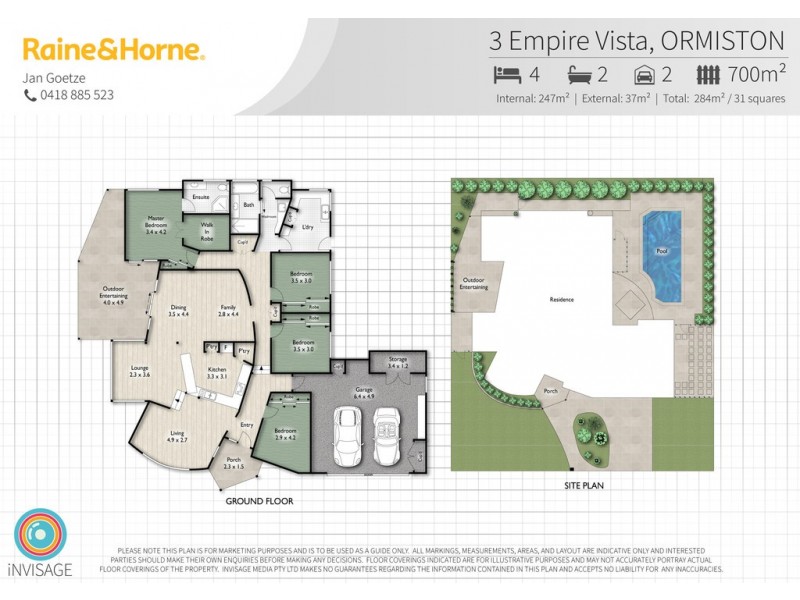 3 Empire Vista, Ormiston QLD 4160 Floorplan