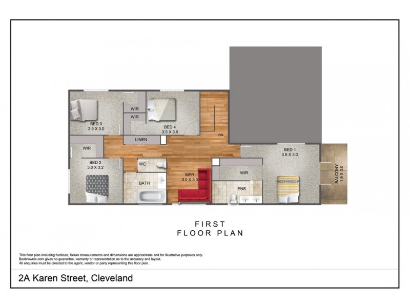 2A Karen Street, Cleveland QLD 4163 Floorplan